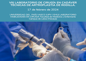 VIII LABORATORIO DE CIRUGÍA EN CADÁVER TÉCNICAS DE ARTROPLASTIA DE RODILLA.