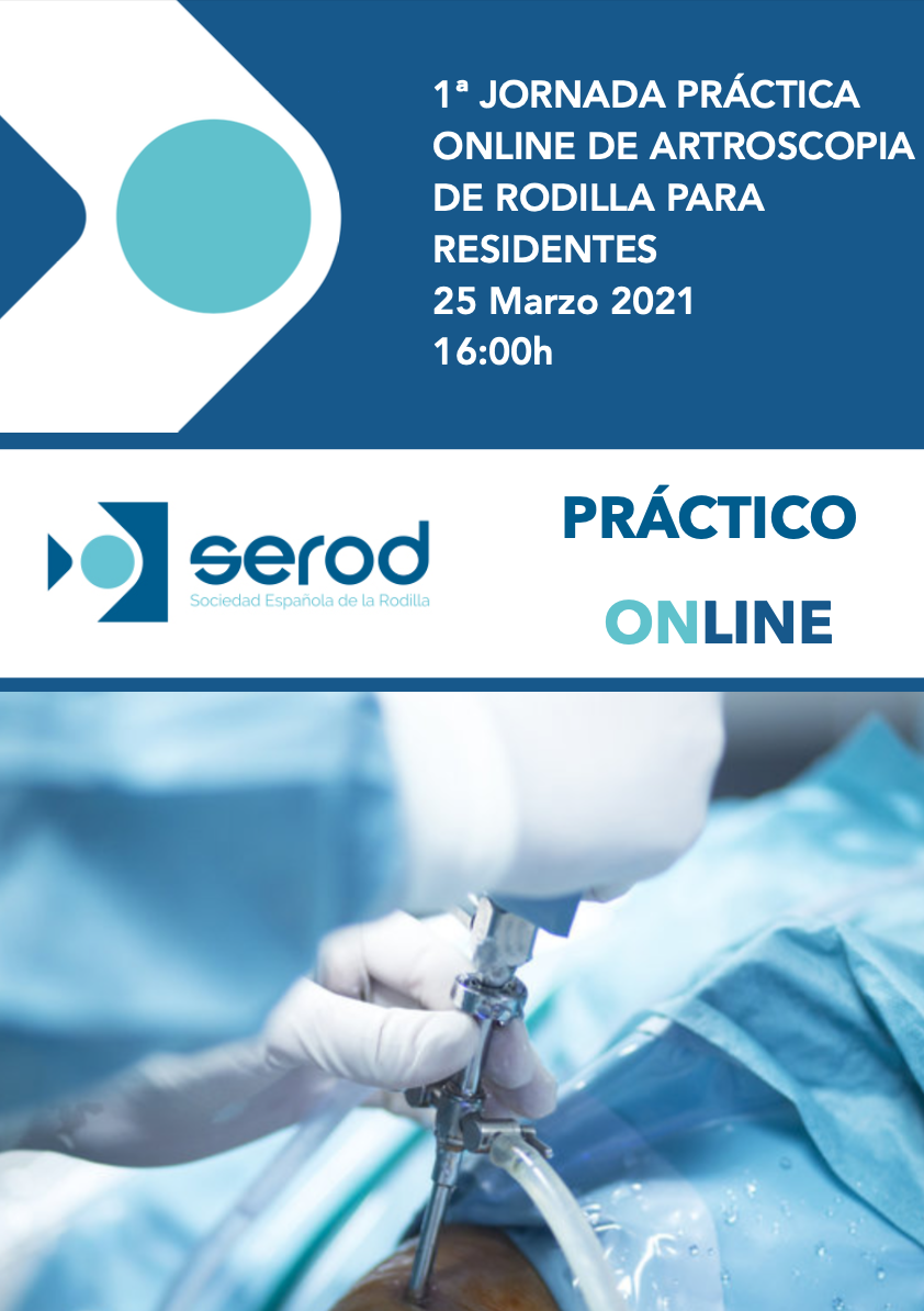 1º JORNADA PRÁCTICA ONLINE DE ARTROSCOPIA DE RODILLA PARA RESIDENTES