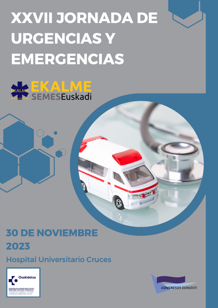 XXVII JORNADA DE URGENCIAS Y EMERGENCIAS