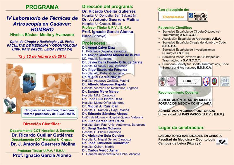 Curso Artroscopia Hombro