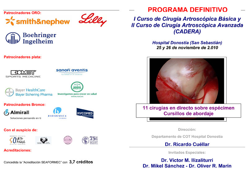 Curso Artroscopia Cadera