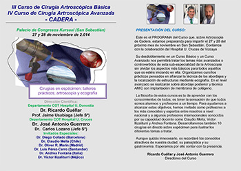 Curso Artroscopia Cadera